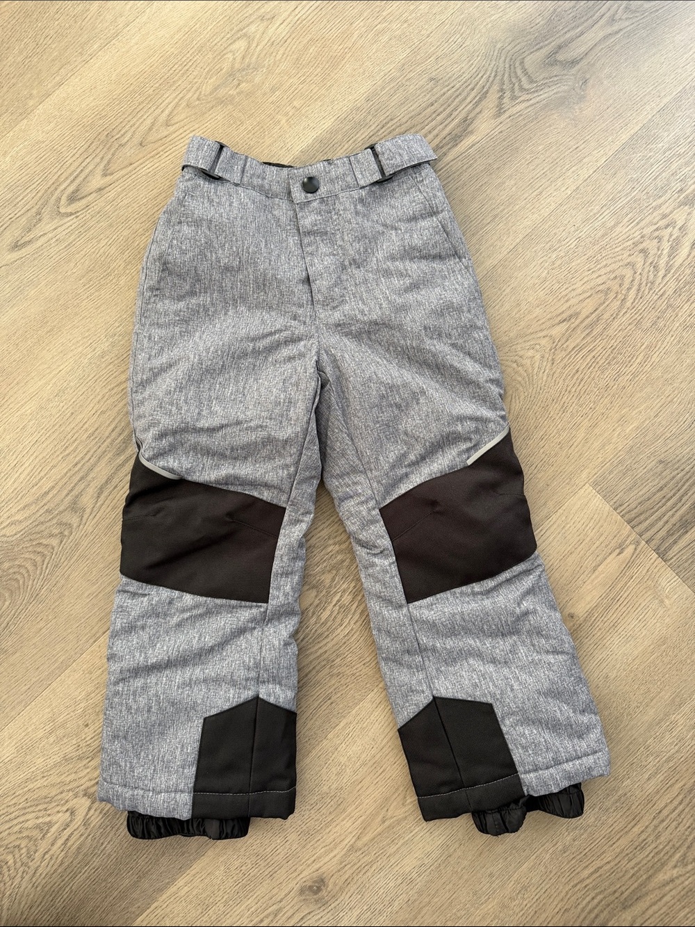 Swiss Tech Gray and Black Kids Snow Pants